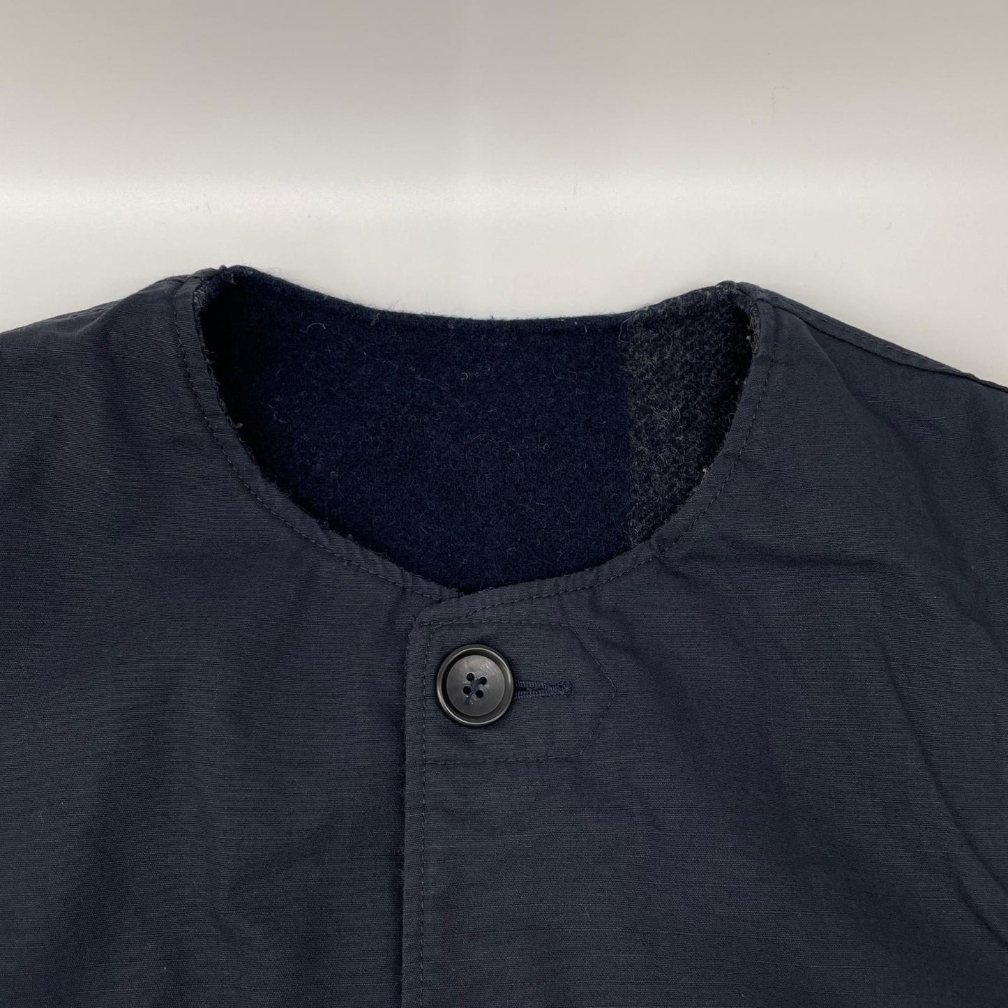 Engineered Garments Wool Reversible Over Vest Gray Size L