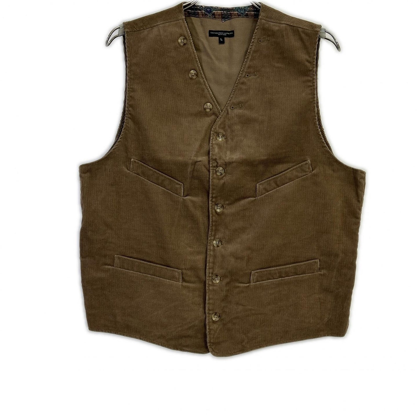 Engineered Garments Corduroy Vest Brown Size L