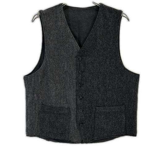 Engineered Garments Wool Herringbone Vest Gray Size L