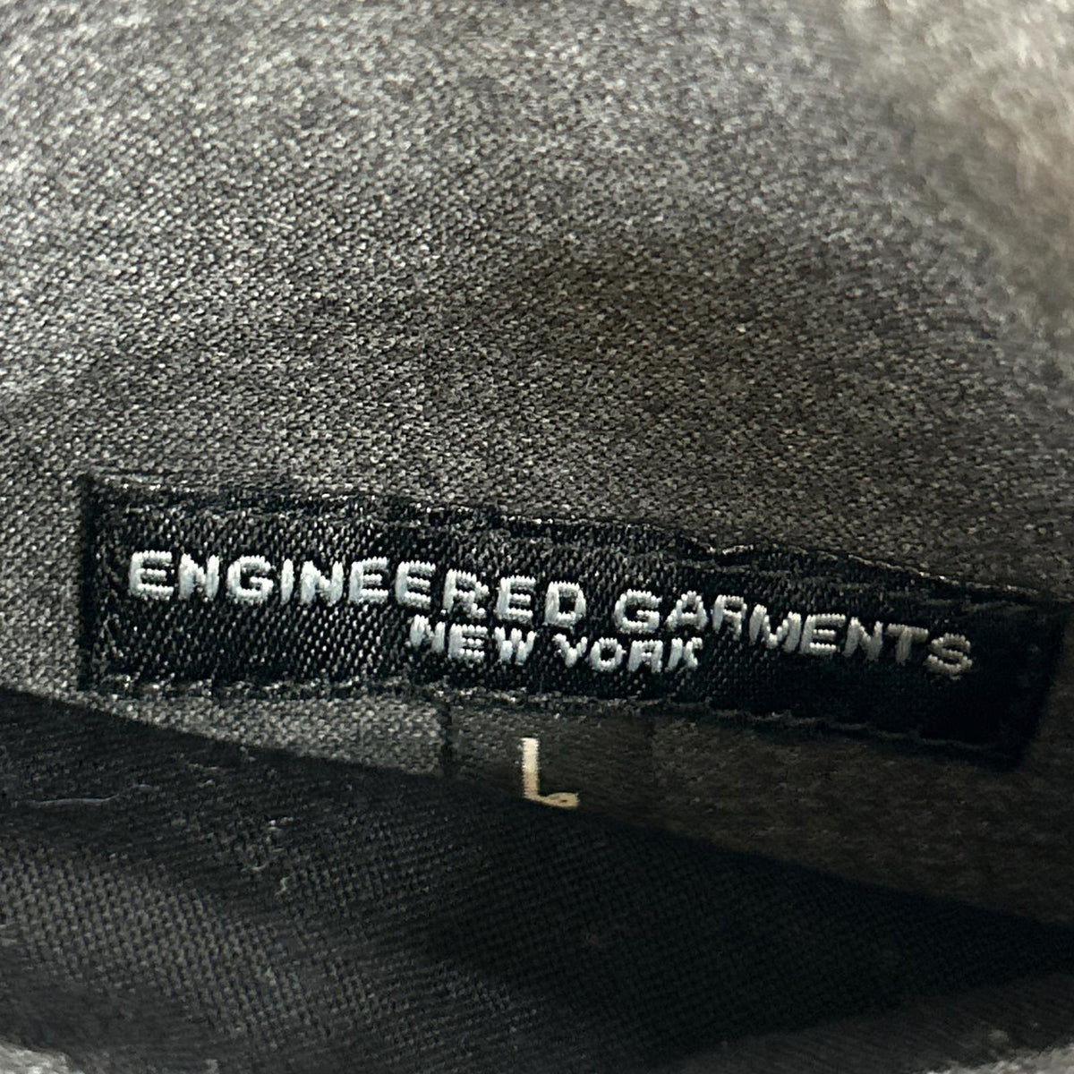 Engineered Garments Wool Herringbone Vest Gray Size L