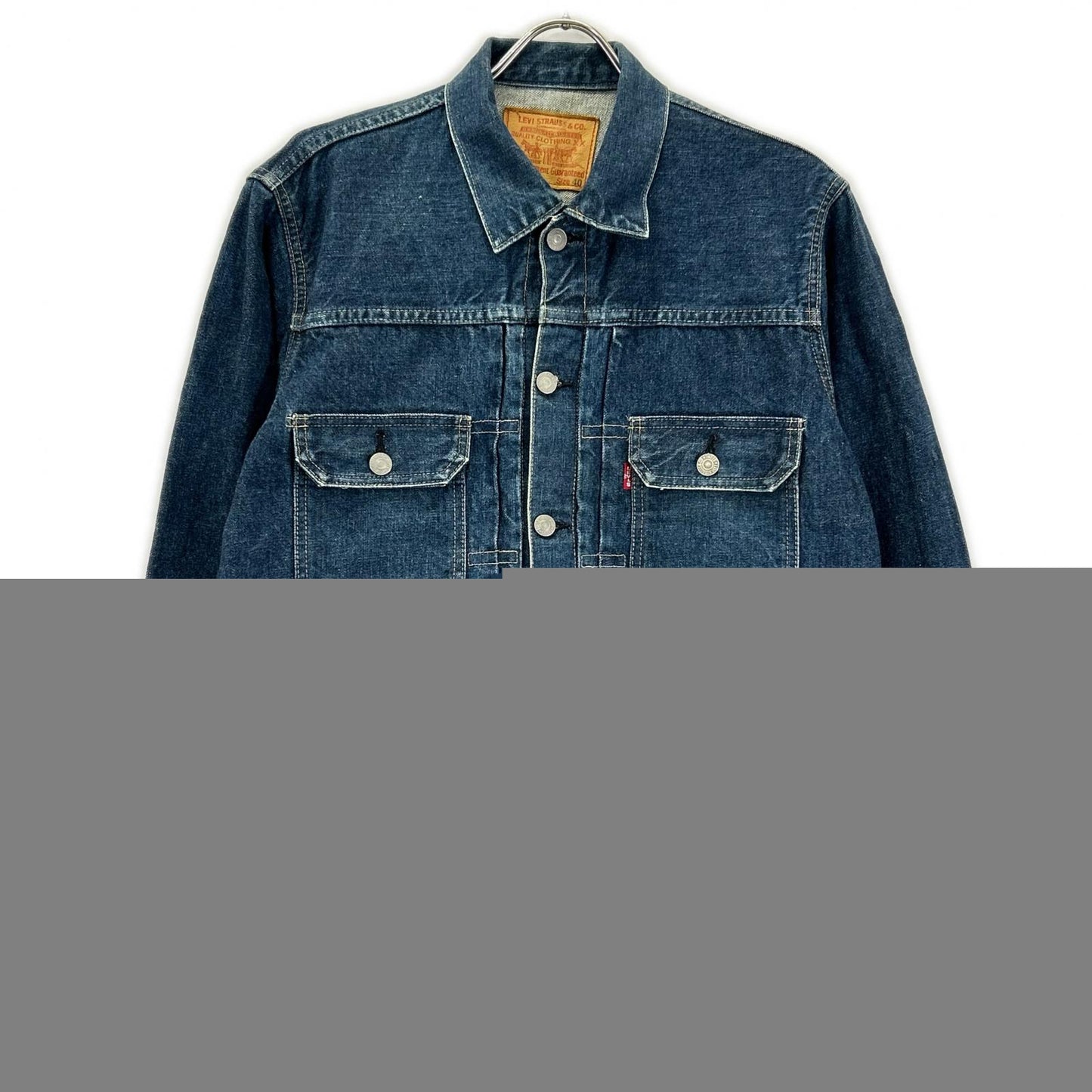 LEVI'S 90s Japan 71507 Type II Denim Jacket Blue Size 40