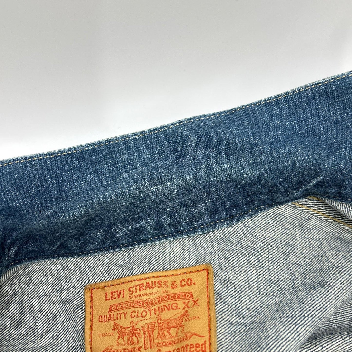 LEVI'S 90s Japan 71507 Type II Denim Jacket Blue Size 40