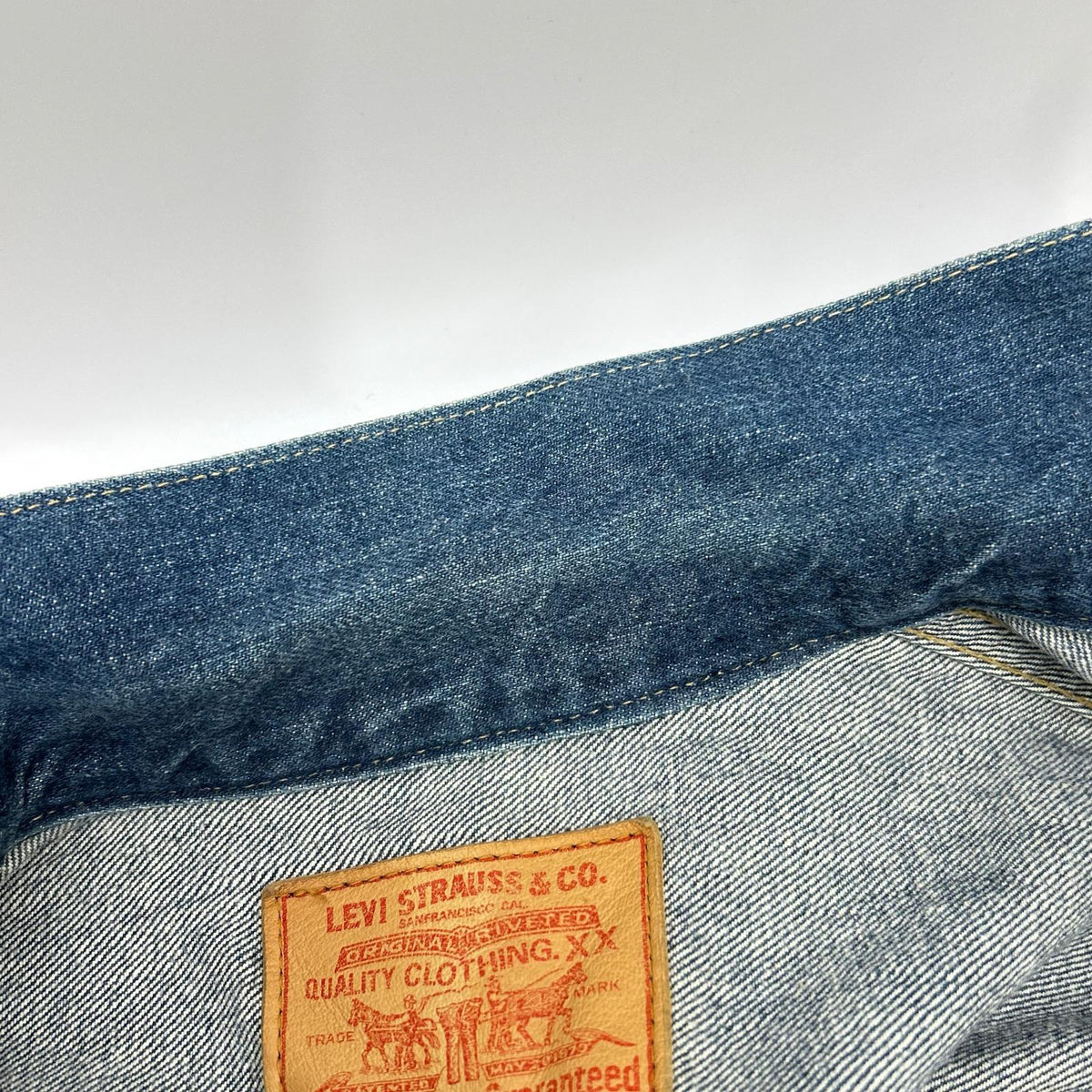 LEVI'S 90s Japan 71507 Type II Denim Jacket Blue Size 40