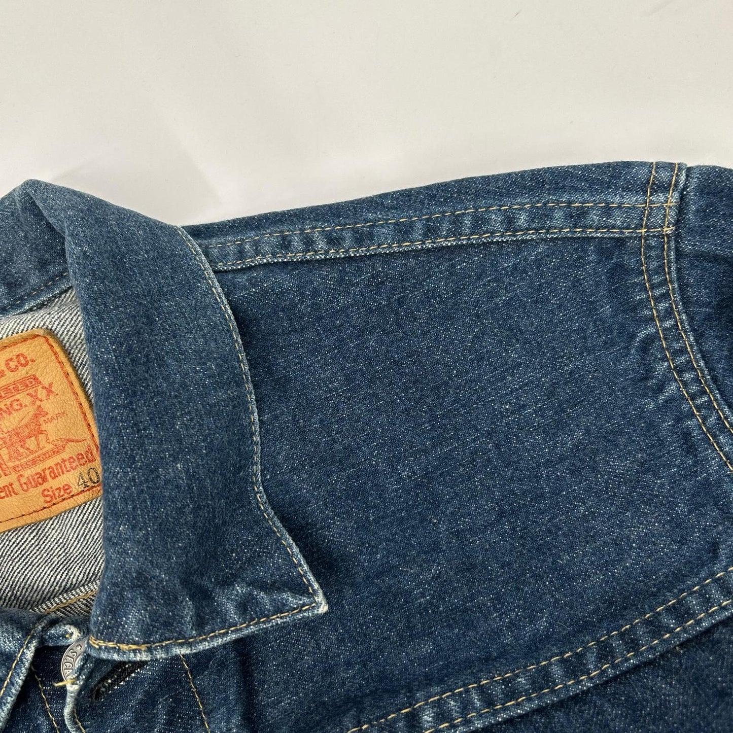 LEVI'S 90s Japan 71507 Type II Denim Jacket Blue Size 40