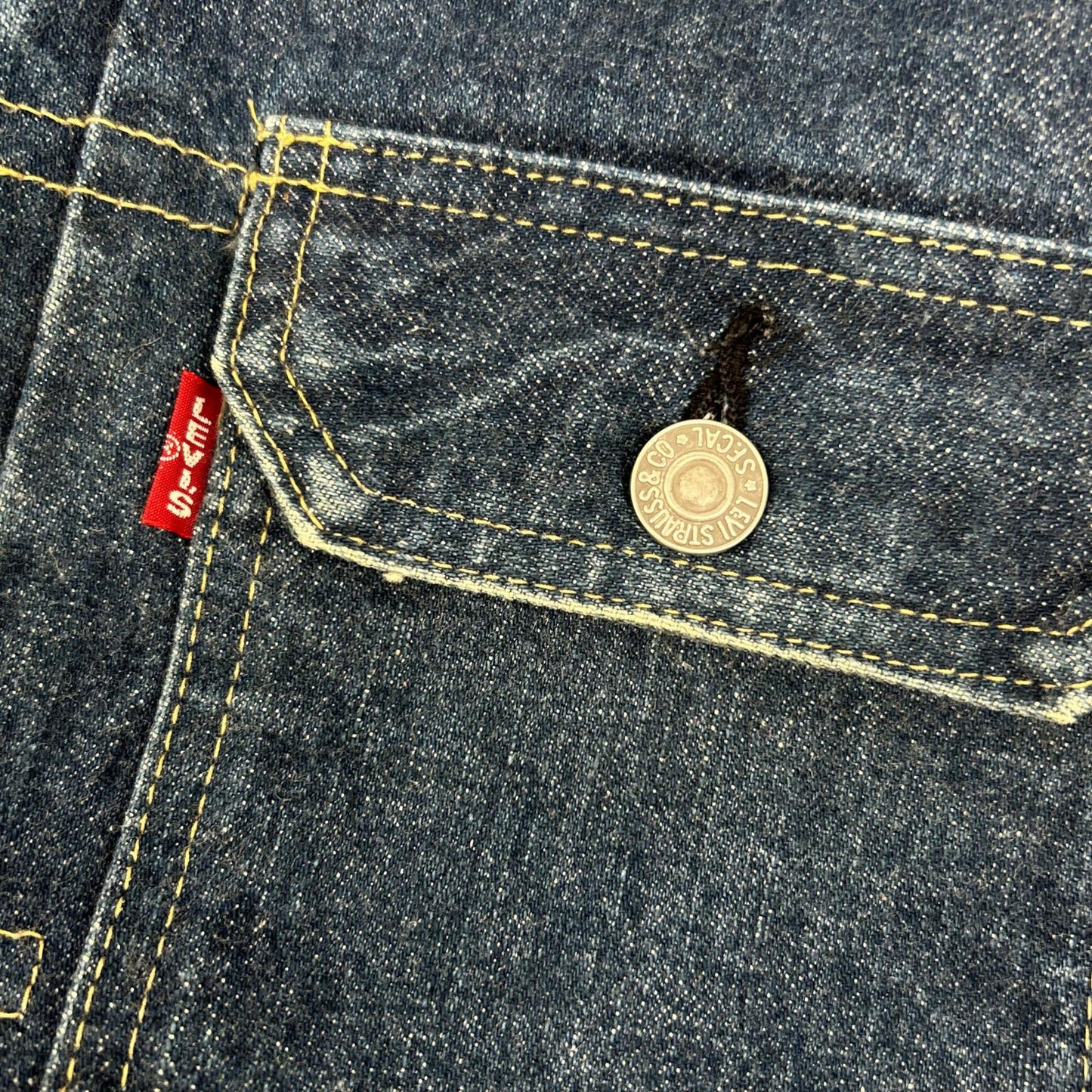 LEVI'S 90s Japan 71507 Type II Denim Jacket Blue Size 40