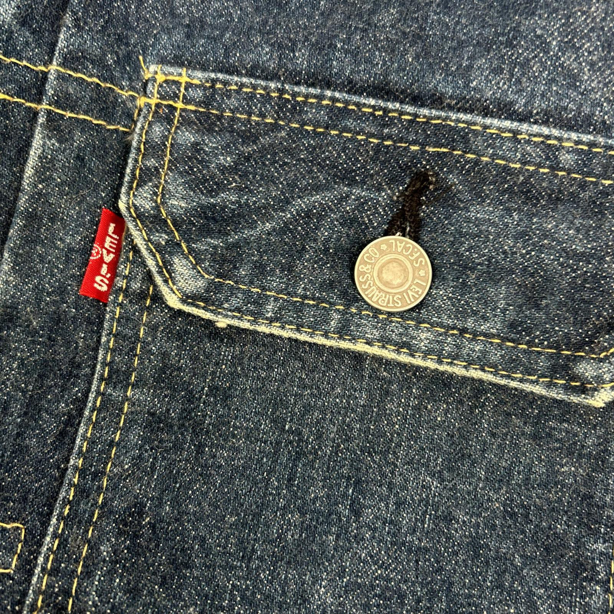 LEVI'S 90s Japan 71507 Type II Denim Jacket Blue Size 40