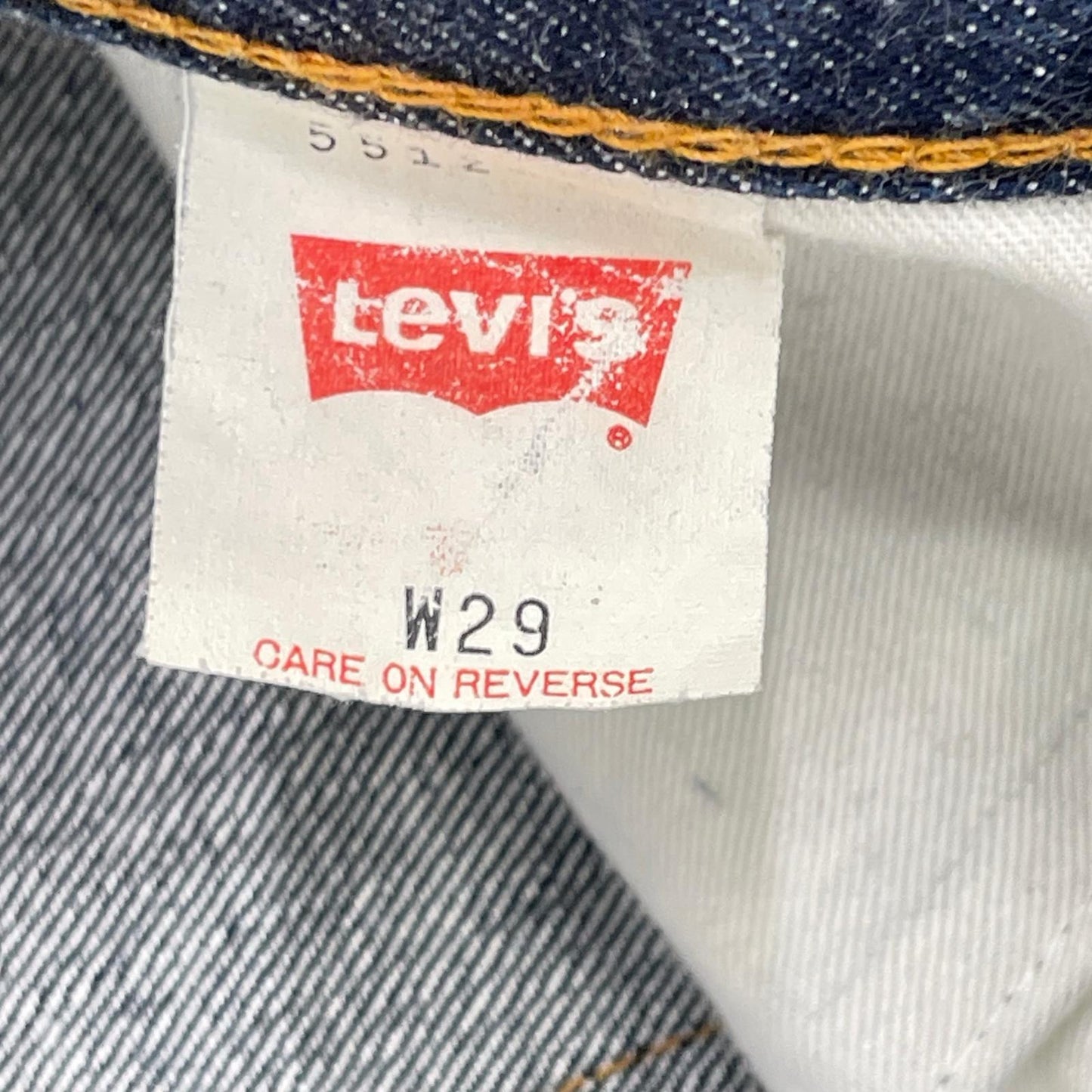 LEVI'S 90s Japan 551Z-XX Big E Jeans Blue Size W29L36