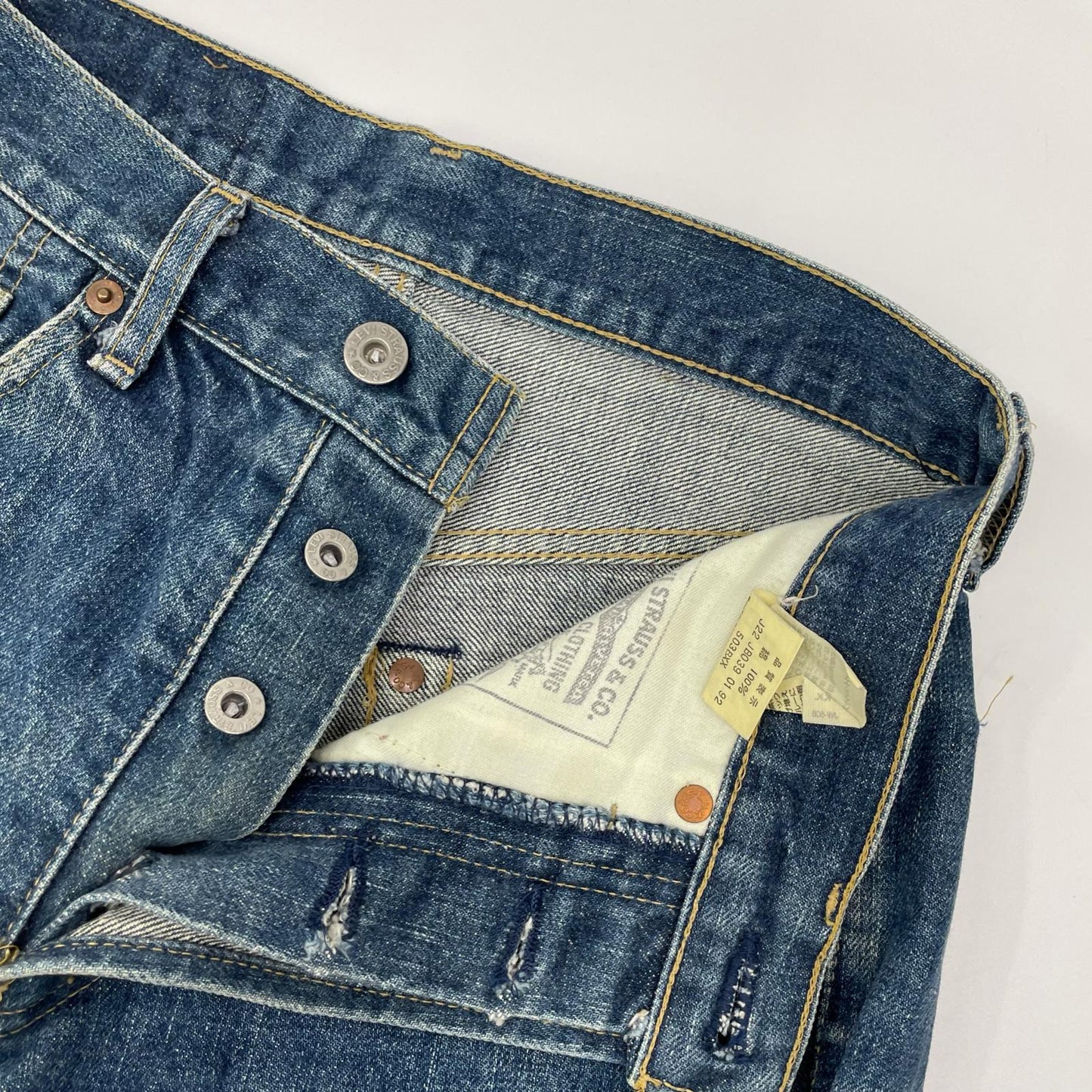 LEVI'S 90s Indigo 503BXX Reissue Big E Jeans Size W28L34