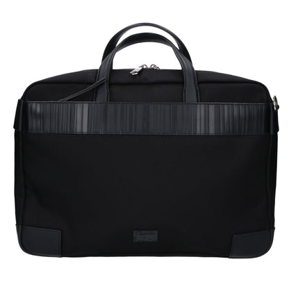 PaulSmith Black Shadow Stripe Briefcase Bag Size ONE SIZE