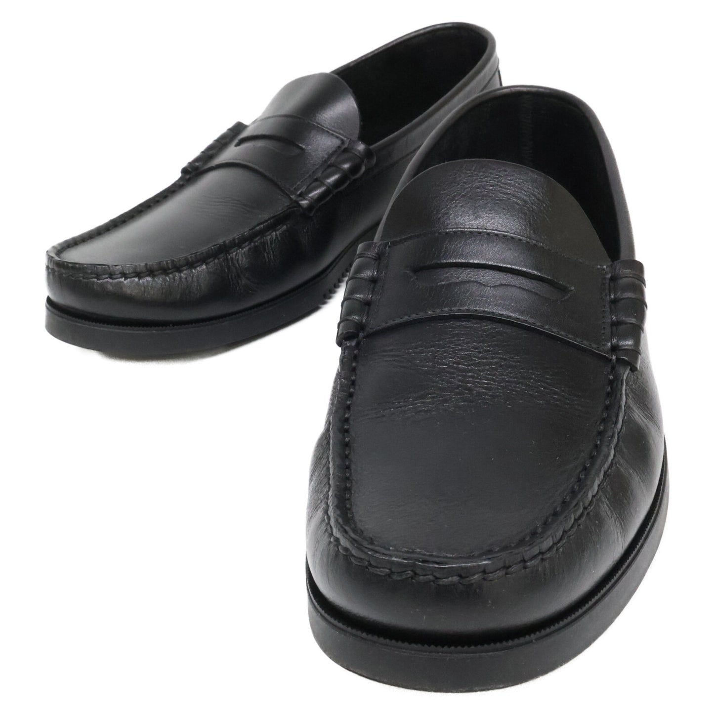 Paraboot Black Leather CORAUX/MARINE Boots Size 7
