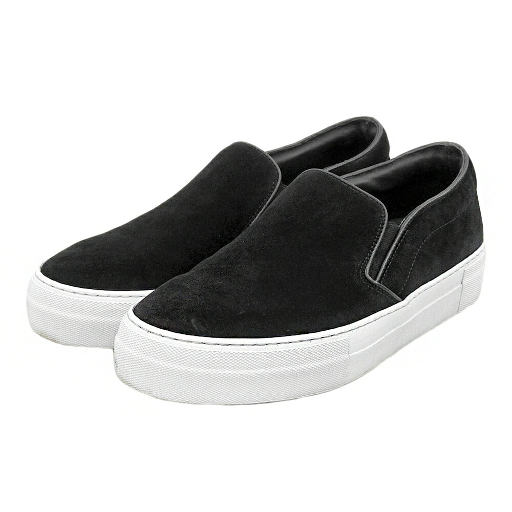 PELLICO SUNNY GIOIA Suede Slip-On Sneakers Black Size EU 40