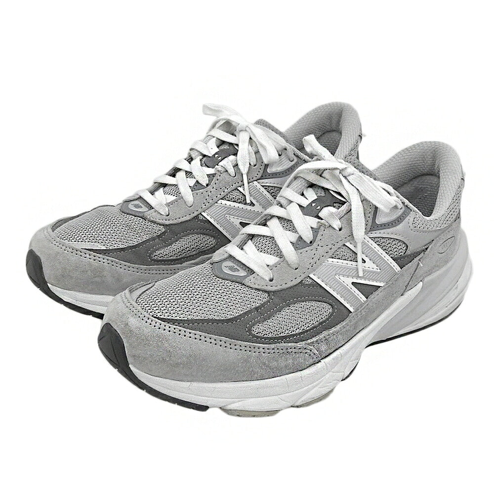 NEW BALANCE M990GL6 Suede Sneakers Grey Size 8 1/2(US)