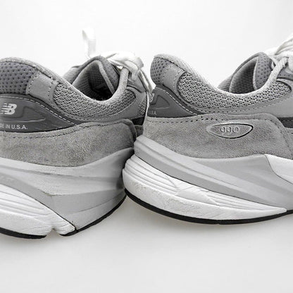 NEW BALANCE M990GL6 Suede Sneakers Grey Size 8 1/2(US)