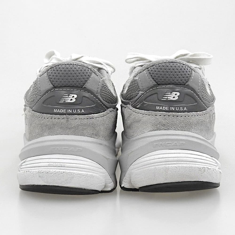NEW BALANCE M990GL6 Suede Sneakers Grey Size 8 1/2(US)