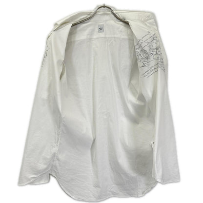 Berluti HTS R15HTS02CAHX Calligraphy Shirt White Size 40