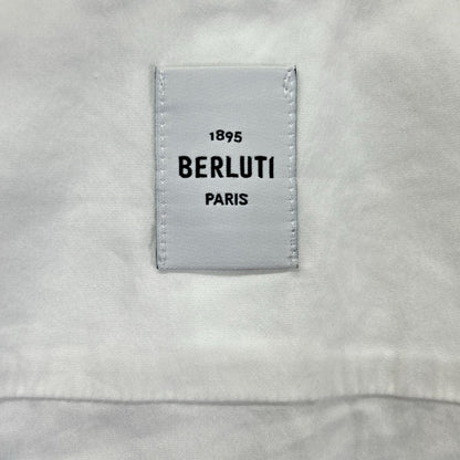 Berluti HTS R15HTS02CAHX Calligraphy Shirt White Size 40