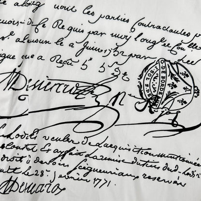 Berluti HTS R15HTS02CAHX Calligraphy Shirt White Size 40