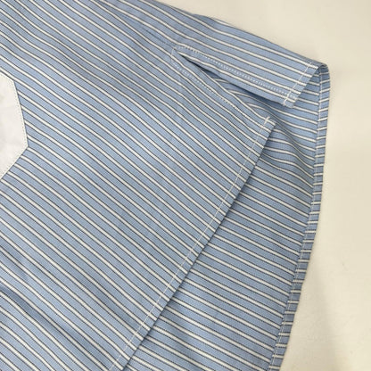 GUCCI Light Blue Stripe Sparrow Long-Sleeve Shirt Size 40