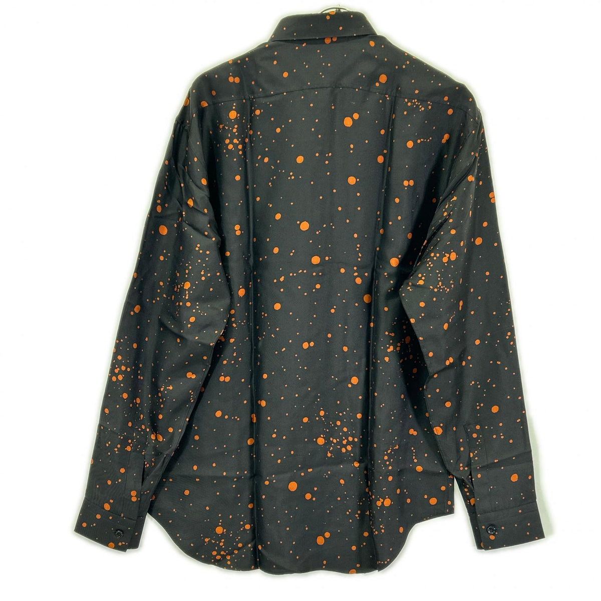 berluti Paint Dot Silk Long-Sleeve Shirt Multi Size 40