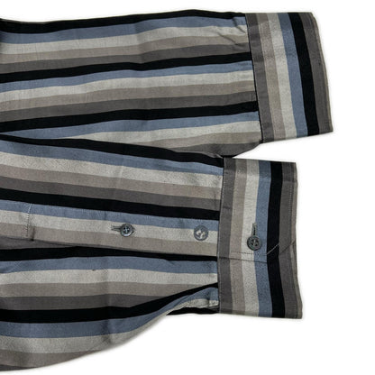 GUCCI Tom Ford Era Multi-Color Silk Shirt Size 42