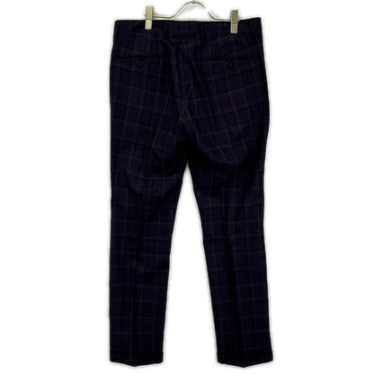 ETRO Purple Check Paisley Lining Jacket Pants Set Size 48
