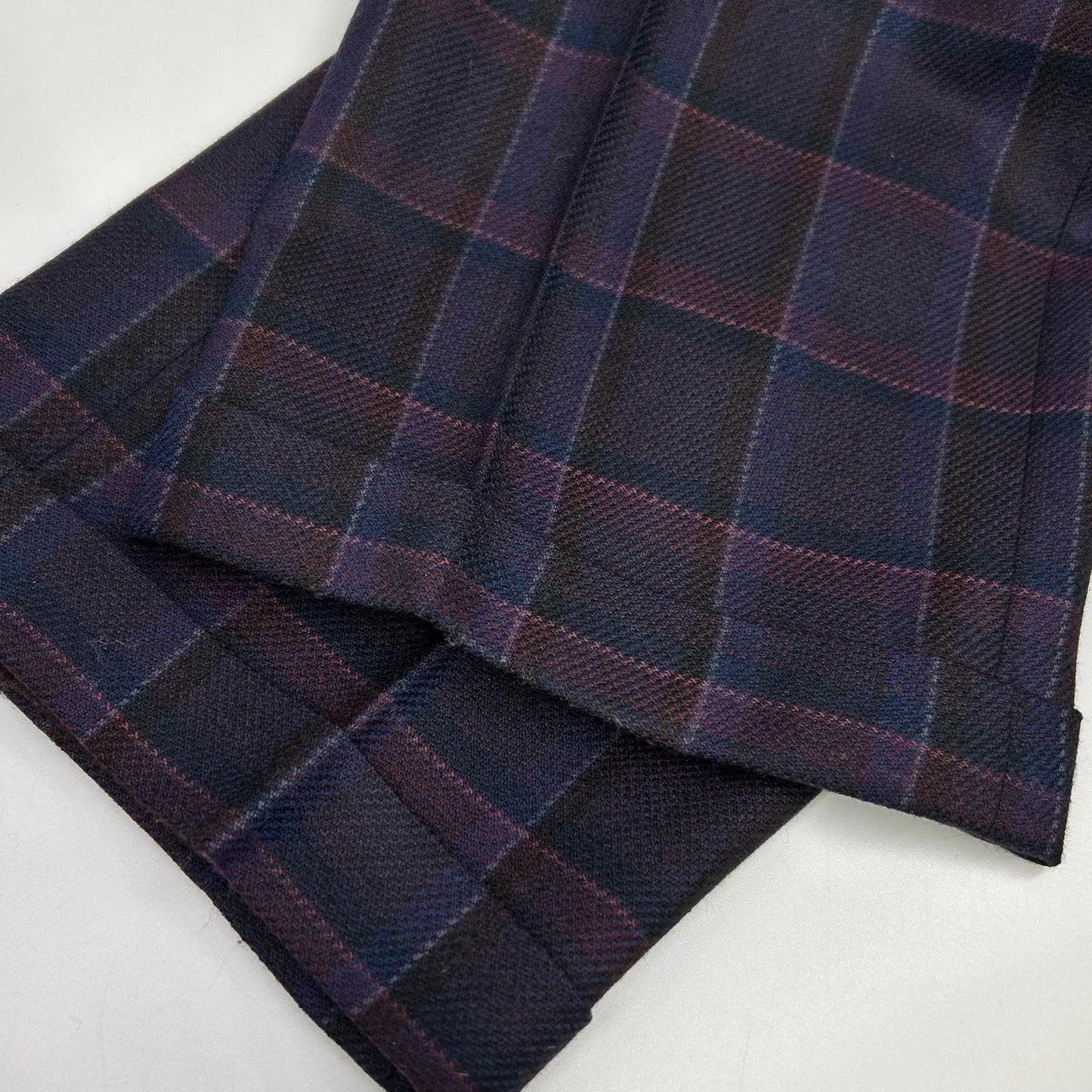 ETRO Purple Check Paisley Lining Jacket Pants Set Size 48