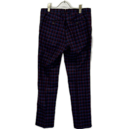 ETRO Purple Check Paisley All-Over Pattern Suit Size 48