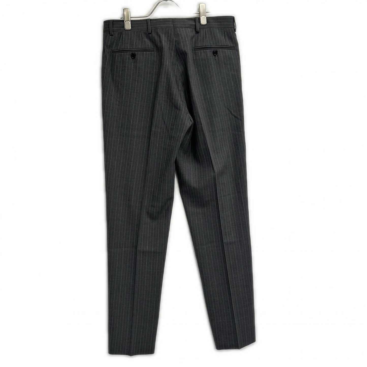 ETRO Gray Stripe All-Over Lining Wool Suit Set Size 48