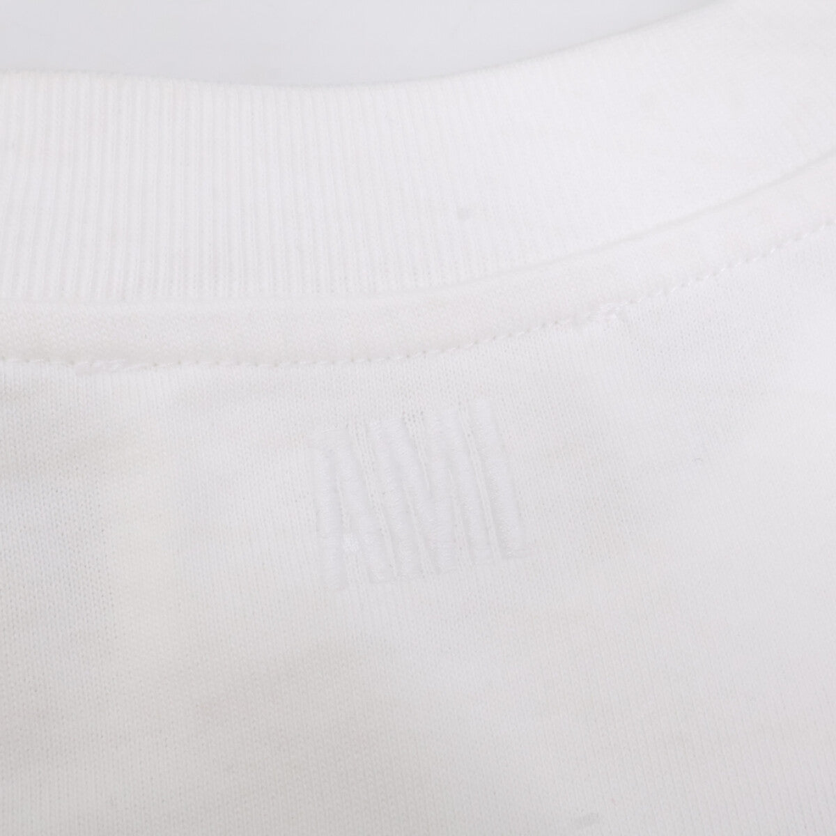 AMI PARIS 25AW White Heart Logo Sleeve Tee Size XXS