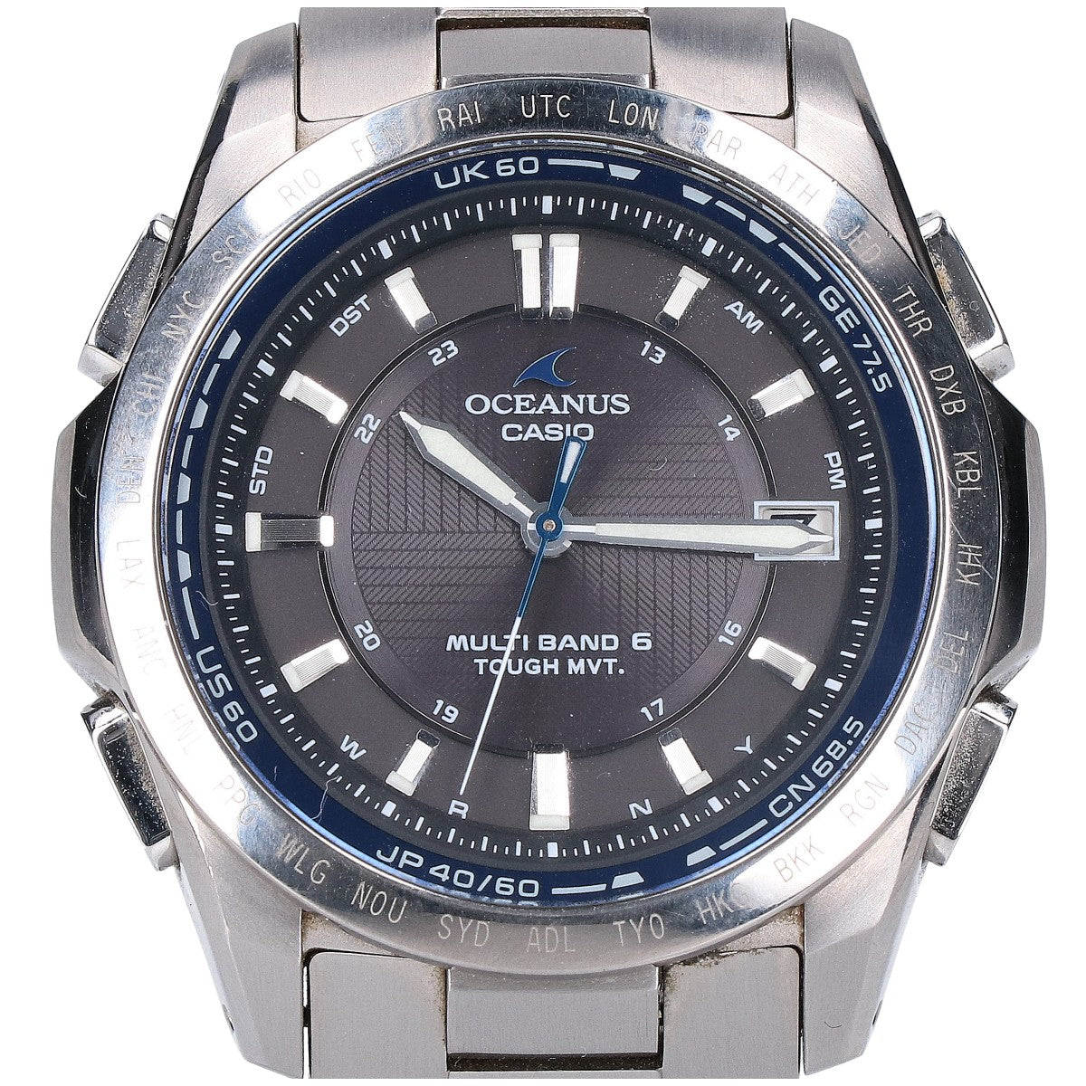 CASIO Oceanus Tough Solar Watch Silver Size ONE SIZE