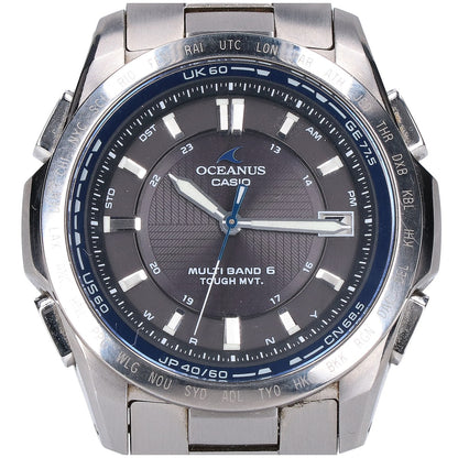 CASIO Oceanus Tough Solar Watch Silver Size ONE SIZE