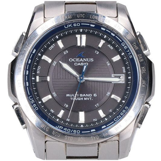 CASIO Oceanus Tough Solar Watch Silver Size ONE SIZE
