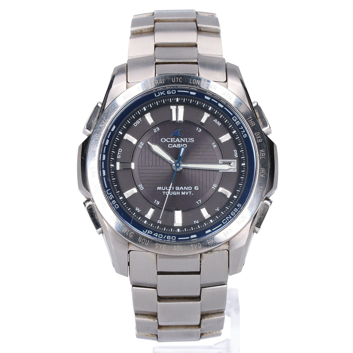 CASIO Oceanus Tough Solar Watch Silver Size ONE SIZE