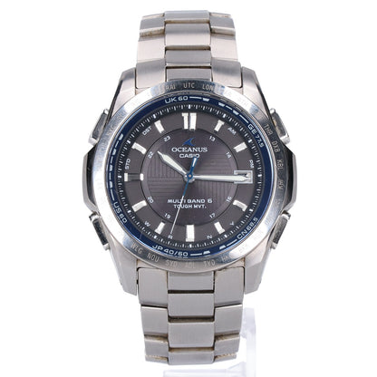 CASIO Oceanus Tough Solar Watch Silver Size ONE SIZE