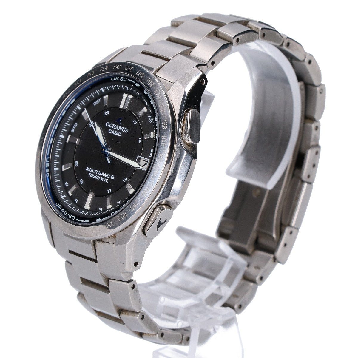 CASIO Oceanus Tough Solar Watch Silver Size ONE SIZE