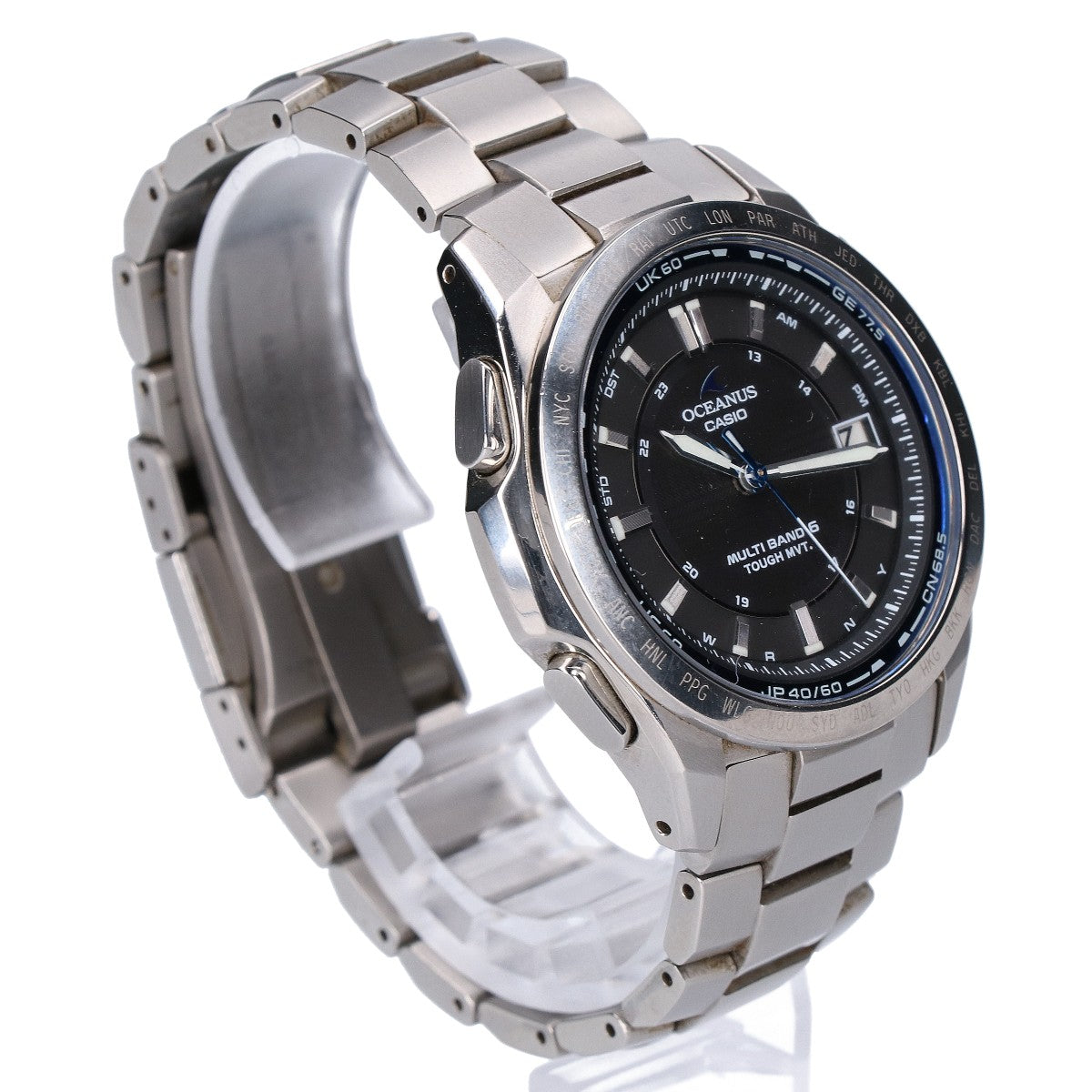 CASIO Oceanus Tough Solar Watch Silver Size ONE SIZE