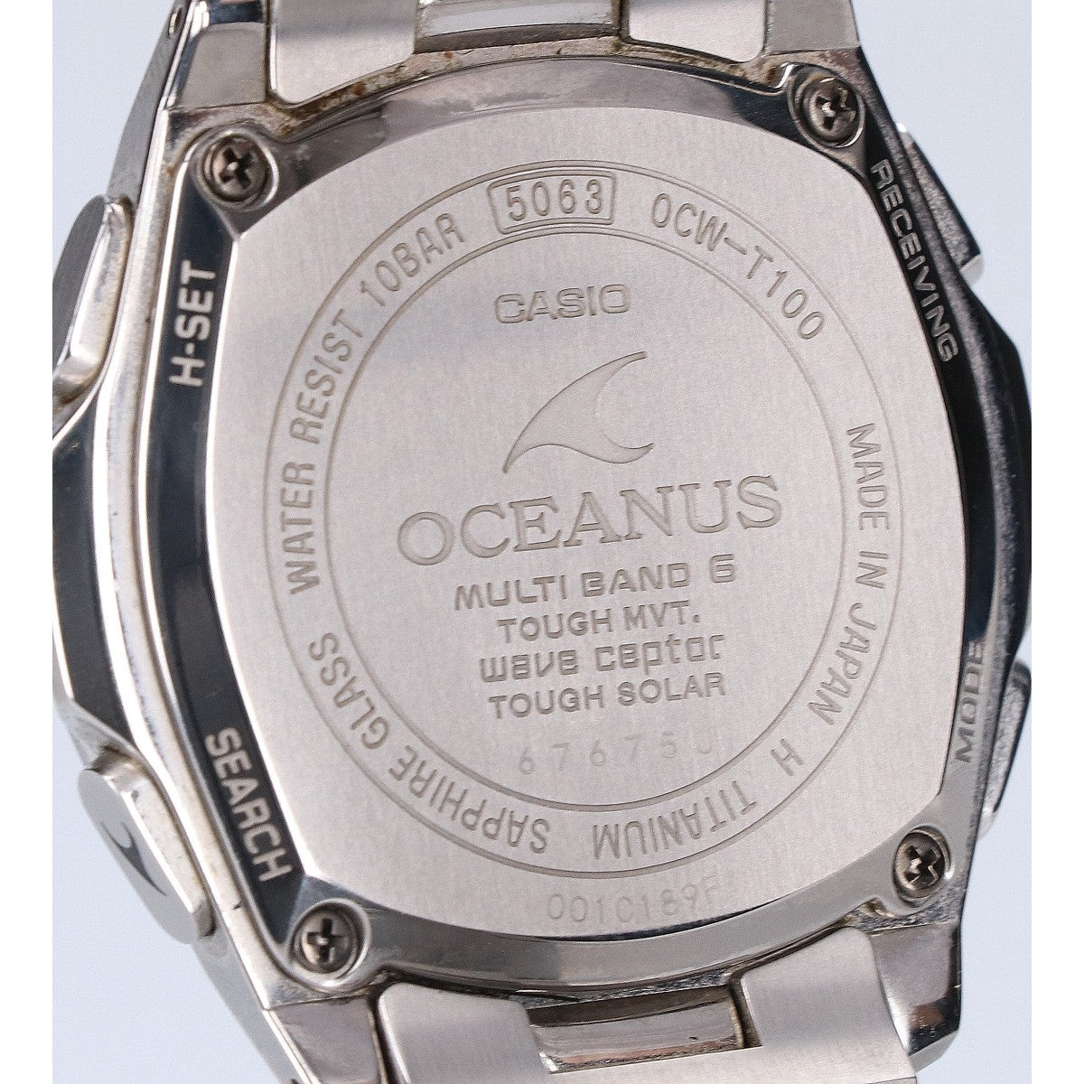 CASIO Oceanus Tough Solar Watch Silver Size ONE SIZE