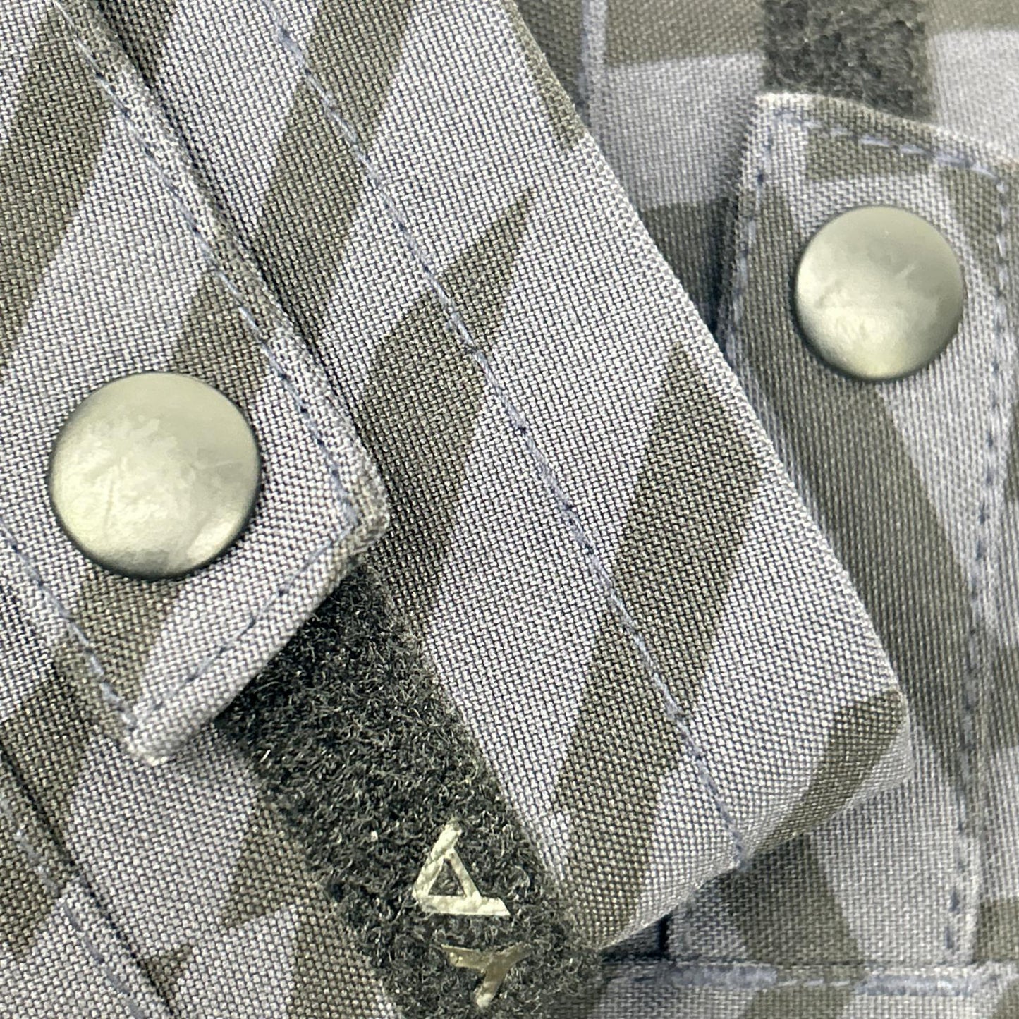 KADOYA CHILL OUT Geometric Fabric Jacket Charcoal Size L