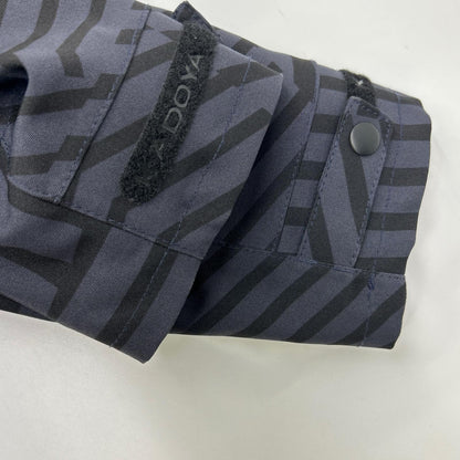 KADOYA CHILL OUT Geometric Fabric Jacket Charcoal Size L