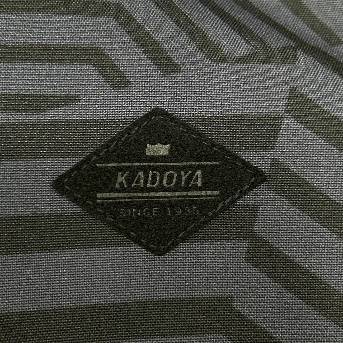 KADOYA CHILL OUT Geometric Fabric Jacket Charcoal Size L