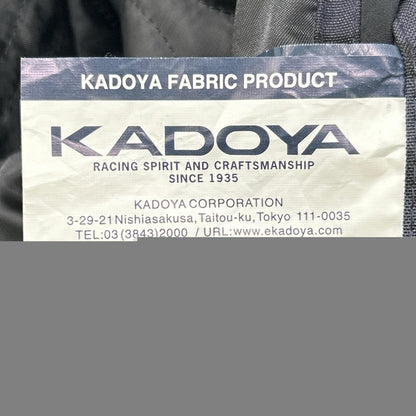 KADOYA CHILL OUT Geometric Fabric Jacket Charcoal Size L