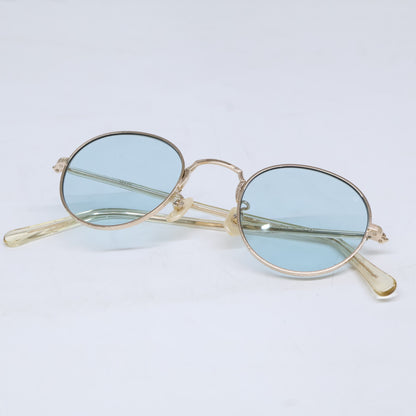 ayame OLDSTAR GO Titanium Boston White Gold Sunglasses Size 46X23