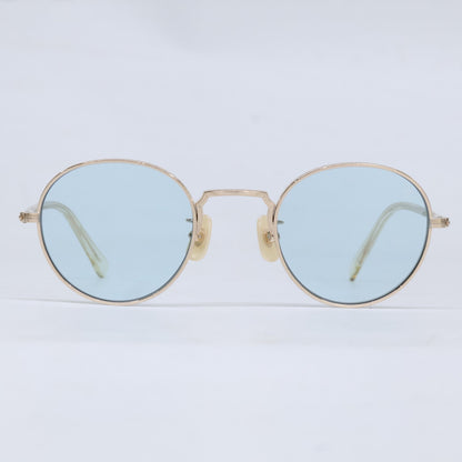 ayame OLDSTAR GO Titanium Boston White Gold Sunglasses Size 46X23