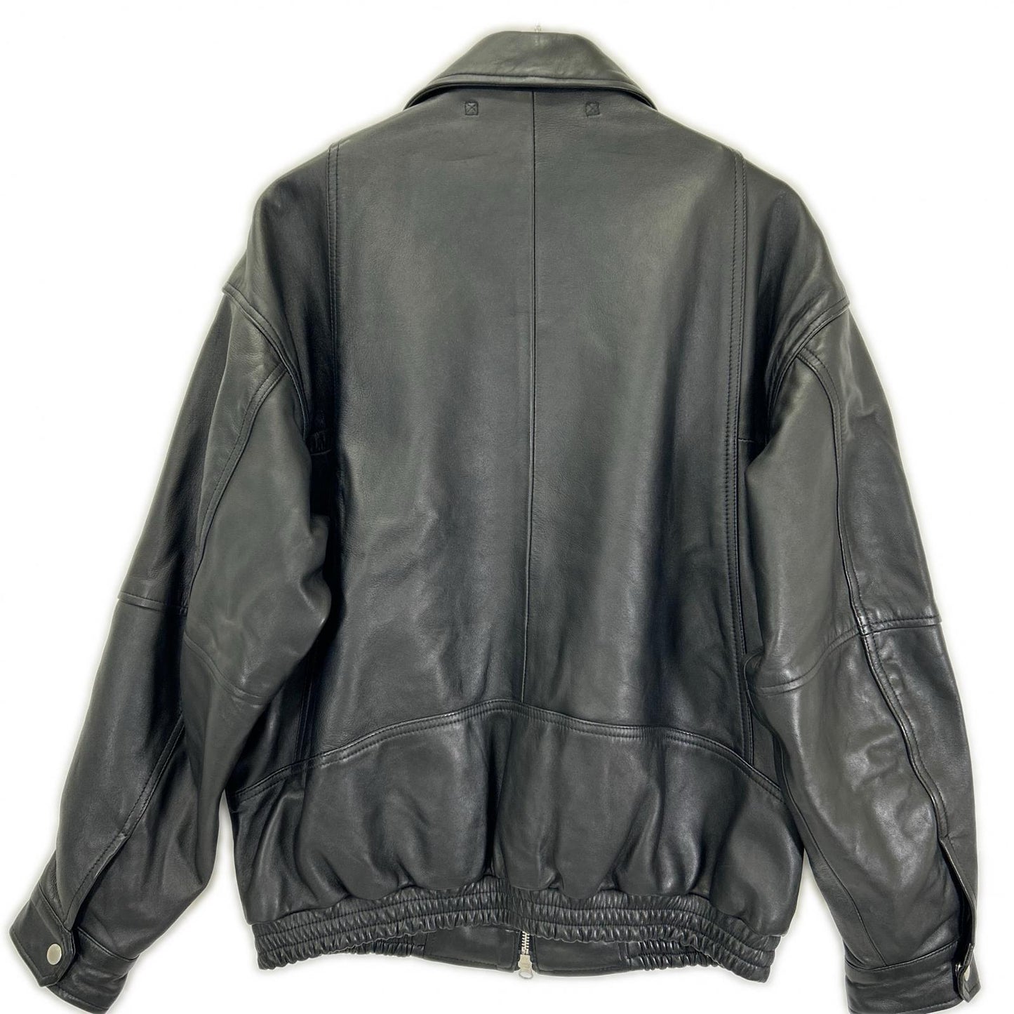 AVIREX Leather CWU Blouson Jacket Black Size M