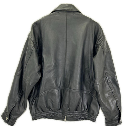 AVIREX Leather CWU Blouson Jacket Black Size M