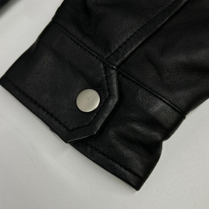AVIREX Leather CWU Blouson Jacket Black Size M