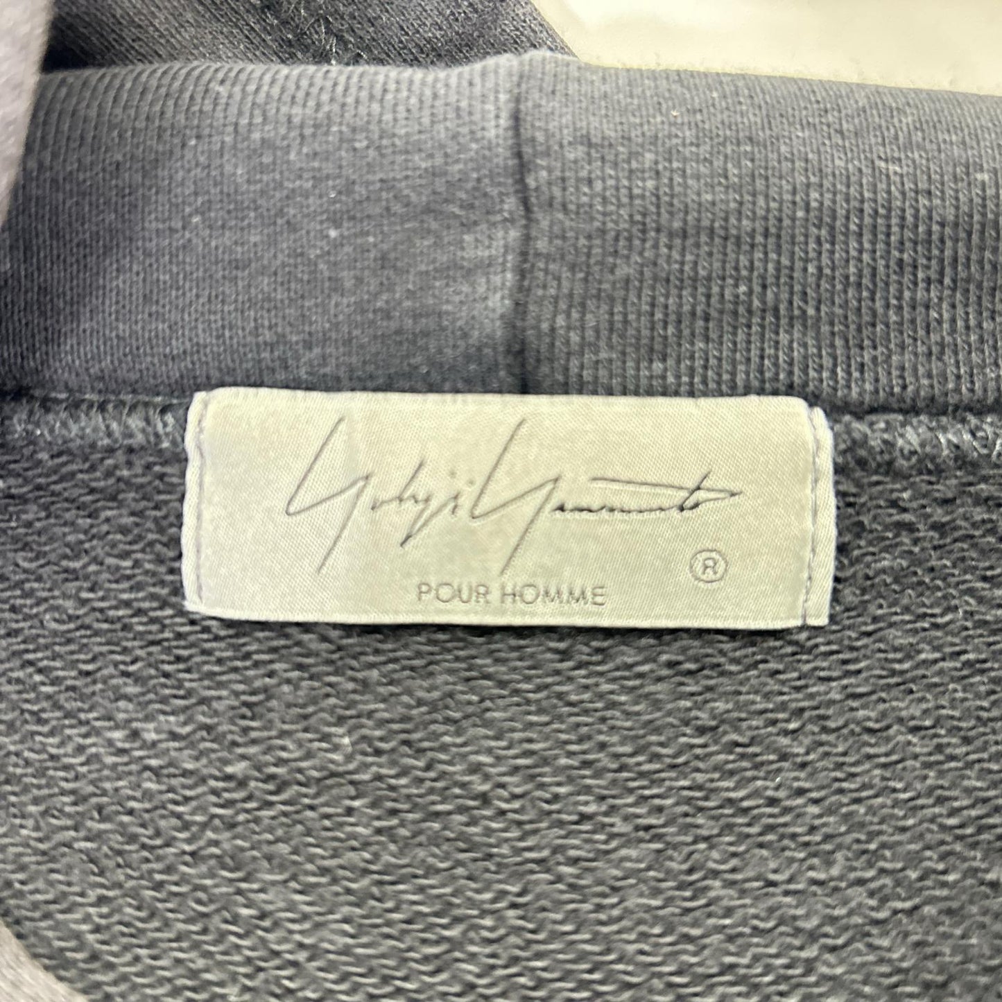 Yohji Yamamoto POUR HOMME 24AW Back Hoodie Black Size 3