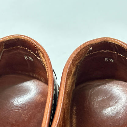 TOD'S CRAFT MEN LOAFER Leather Loafers Mahogany Size 5 1/2