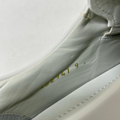 PRADA Leather Espadrille Slip-Ons White Size 9