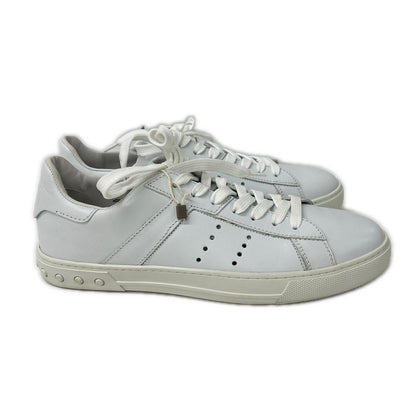 TOD'S Leather Low-Top Sneakers White Size 9